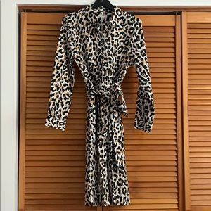 J. Crew leopard shirt dress, NWT